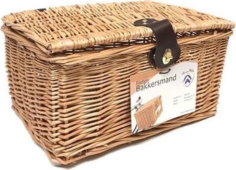 Alfa Rieten Mand Licht Bruin 42x28x21cm Medium Bakkersmand Met