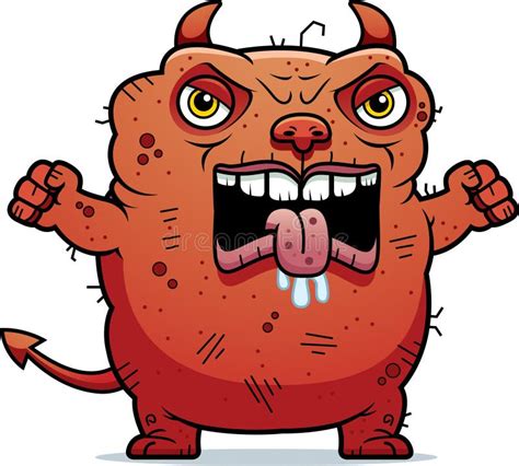 Angry Ugly Devil Stock Vector Illustration Of Demon 47480103