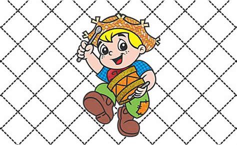 Desenho De Sao Joao Colorido - Desenhos de São João e Festa Junina para colorir - Bora Colorir