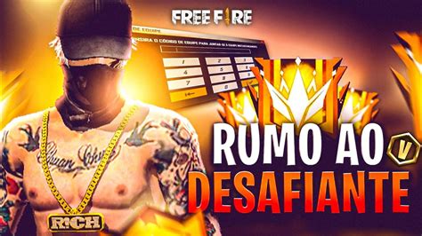 Free Fire Ao Vivo Ranqueada Nova Temporada Rumo Ao Desafiante