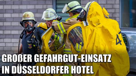 Gro Er Gefahrguteinsatz In D Sseldorf Feuerwehr Unter Csa Im Einsatz