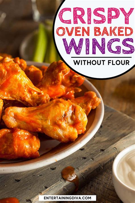 Crispy Oven Baked Hot Wings Without Flour Artofit