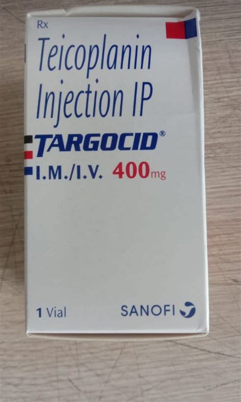 Targocid 400mg Injection Teicoplanin 400mg At Rs 2067 Vial