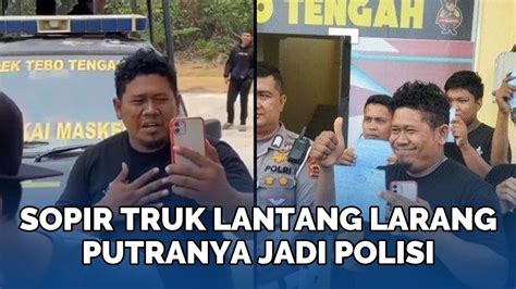 KESAL Sering Ditilang Sopir Truk Lantang Larang Putranya Jadi Polisi