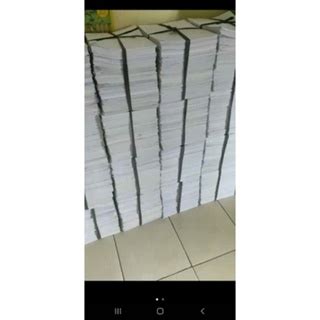 Jual Kertas Bekas Kosong Satu Sisi Hvs F4 A4 1kg 200 Lembar