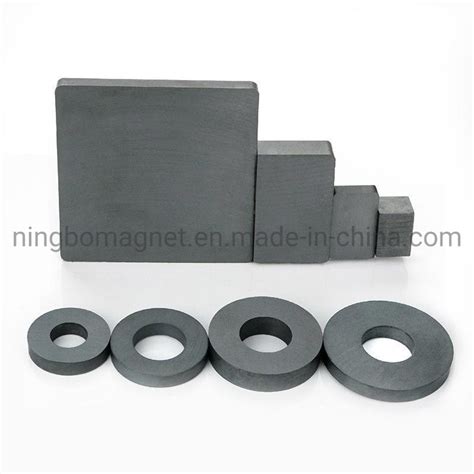 Ceramic Magnet Sintered Permanent Ferrite Ring Magnet For Motor China