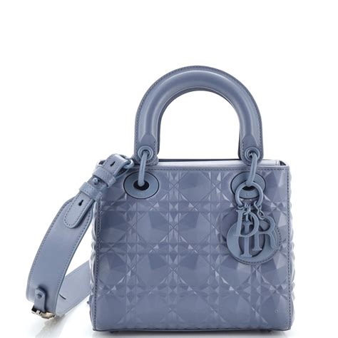 Christian Dior My Abcdior Lady Dior Bag Diamond Motif Cannage Calfskin