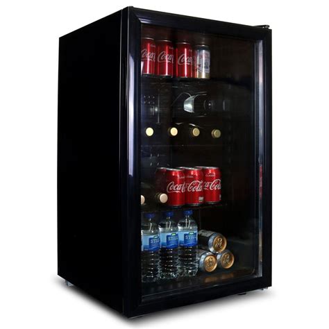 SIA DC1BL Under Counter Drinks Fridge 118L Beer / Wine Cooler With ...