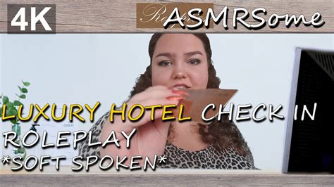 Asmr ~ Luxury Hotel Check In Roleplay ~ Soft Spoken 4k Youtube