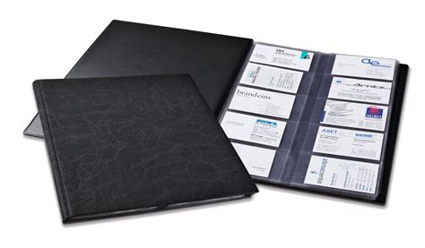 Business Card Album VISIFIX 400 A4 Leather Look DURABLE