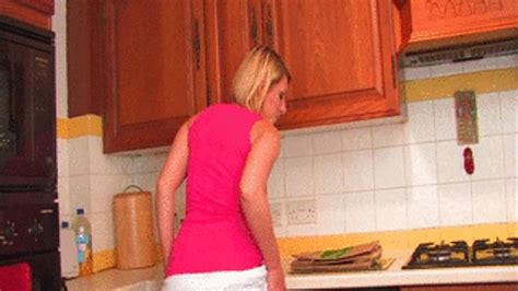 PM Demi Scott Strips To Her White Bikini Style Knickers In Her Kitchen WMV HQ UPSKIRT