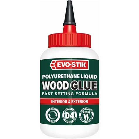 Evo Stik Resin W 5 Minute Polyurethane Waterproof Wood Adhesive D4