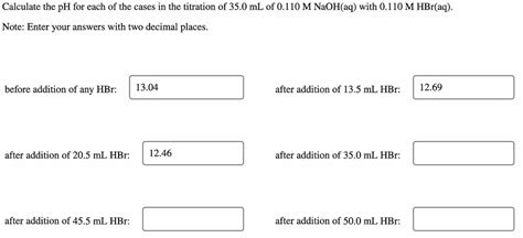 Answered Calculate The Ph For Each Of The Cases… Bartleby