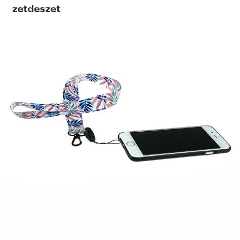 Zetdeszet Leaves Neck Strap Lanyards For Keys Id Card Phone Straps