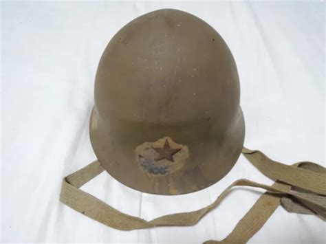 Ww2 Original Japanese Army Type 90 Helmet With Liner Eur 55282