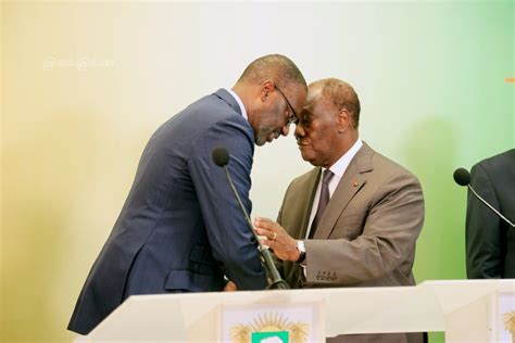 Entretien du président Alassane Ouattara avec le président du PDCI RDA