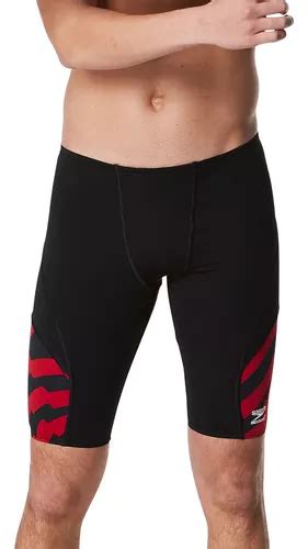 Traje De Baño Negro Y Rojo Jammer Vortex Maze Hombre Speedo Envío gratis