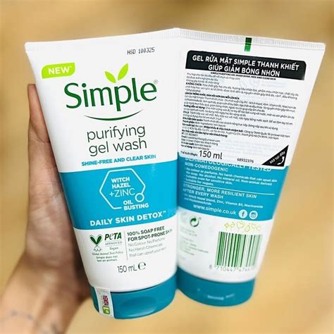 Sữa Rửa Mặt Simple Purifying Gel Wash Cho Da Dầu Mụn