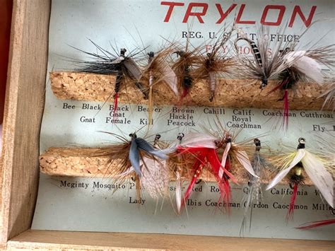 Collection Of Fly Fishing Flies Lures