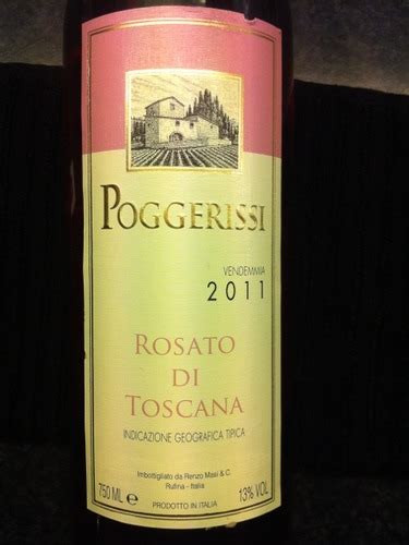 Renzo Masi Poggerissi Rosato Di Toscana Vivino US