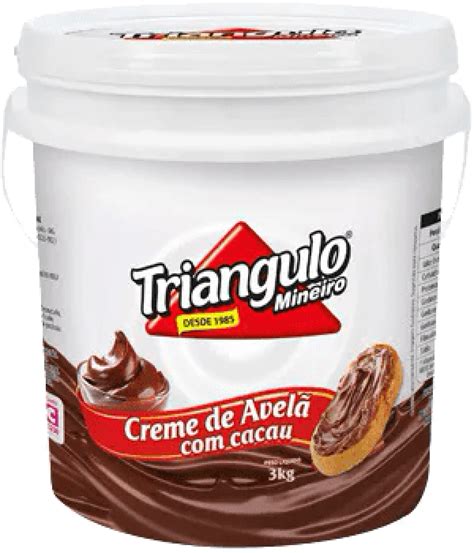 Creme De Avela Triangulo Balde Kg Confeitaria E Padaria Din Mica