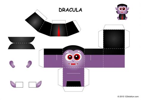 Halloween Papercraft Halloween Dracula Papercraft Printable Papercrafts Printable Papercrafts