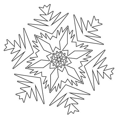 Desenhos De Floco De Neve Incr Vel Para Colorir E Imprimir