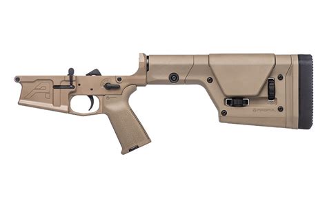 FDE M5 Complete Lower Receiver w/ MOE Grip & PRS Rifle Stock