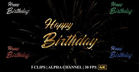 Happy Birthday Text Animation, Revealer Motion Graphics ft. Happy ...