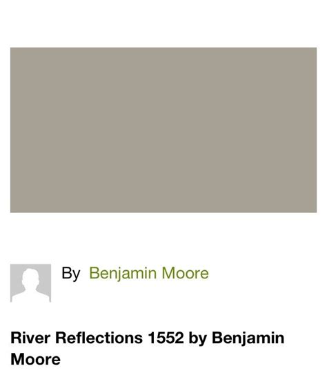 River Reflections 1552 By Benjamin Moore