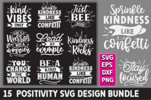 Positivity Svg Bundle Positivity Bundle Graphic By T Shirt Design