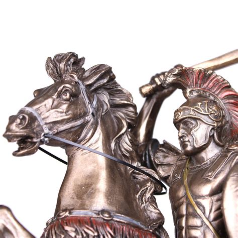 Alexander The Great on Horse Statue (Bronze Sculpture) Greek Roman ...