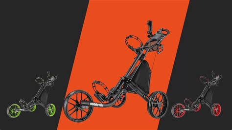 Caddytek Ez Fold 3 Wheel Golf Push Cartgolf Trolley Youtube