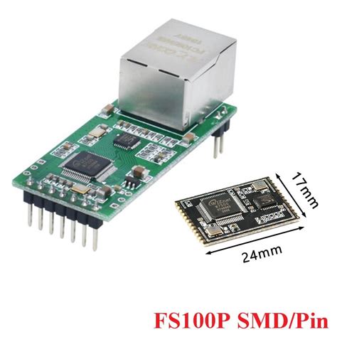 Fs P Serial To Ethernet Converter Module Usr Tcp T Tiny Uart Ttl