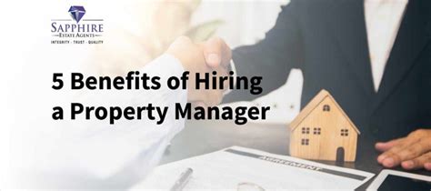 Benefits Of Hiring A Property Manager