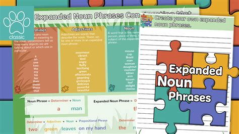 Teacher S Pet Expanded Noun Phrase Construction Mat