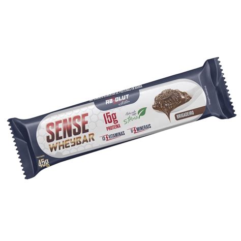 Sense Whey Bar Barra de Proteína Absolut Nutrition 45 g Adoçado