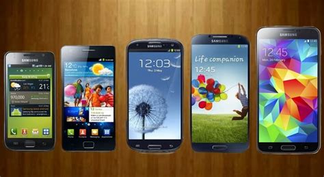 Du Galaxy S Aux Galaxy S Et S Edge Cinq Ans D Innovations R Sum S