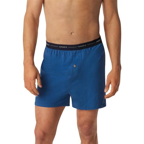 Hanes Hanes Mens Big And Tall Comfortsoft Knit Boxers 4 Pack