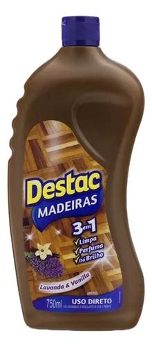 Limpador De Pisos Destac Madeiras 750ml Lavanda Limpa Pisos MercadoLivre