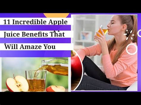 Incredible Apple Juice Benefits That Will Amazed You Youtube