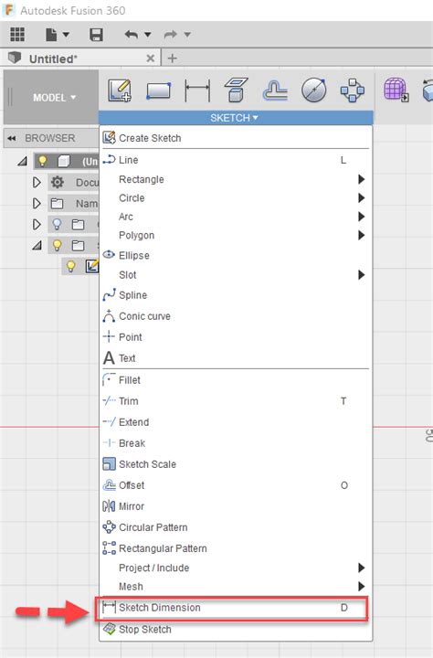 การบอกขนาดแบบ Tangent Dimension Fusion 360 Tips And Tricks 56 Synergysoft Education Center