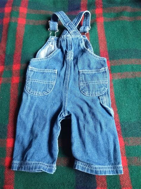 Baby Girl Overalls Distressed Denim Dungarees Choose Infant Etsy