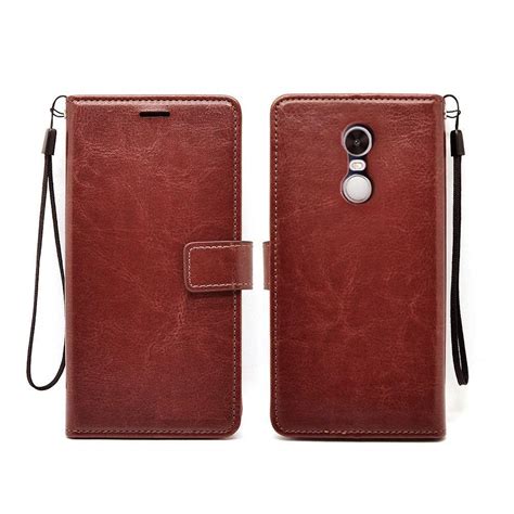 Frazil Vintage Leather Flip Cover Case For Xiaomi Mi Redmi Note