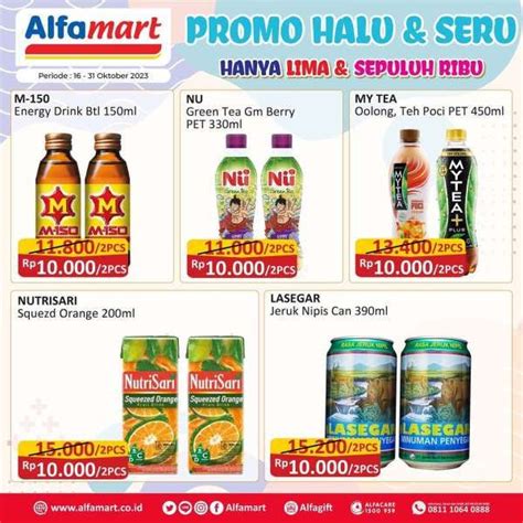 Promo Alfamart Serba Rp 5 000 Dan Rp 10 000 Promo Minuman Segar Di