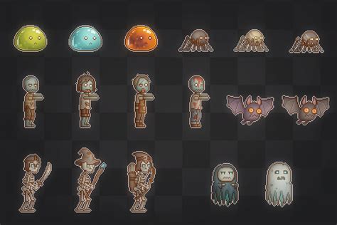 Pixel Art Monster - Dungeon | 2D Characters | Unity Asset Store