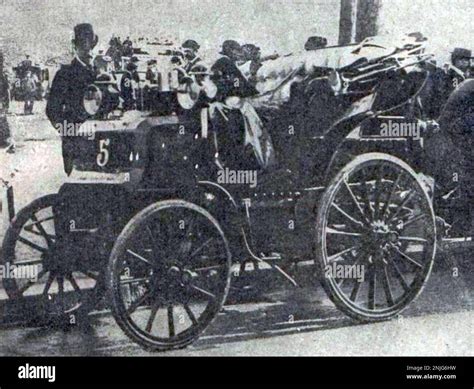 The Panhard N Of Levassor Winner Of Paris Bordeaux Paris Stock