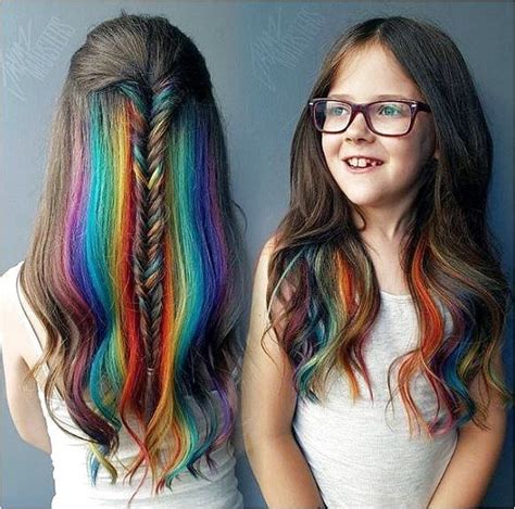 Hidden Rainbow Hair Lets Shy Girls Conceal Their Inner Unicorn