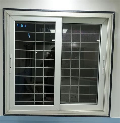 Color Coated Aluminum 2 Track Sliding Window Size Dimension 3x3feet