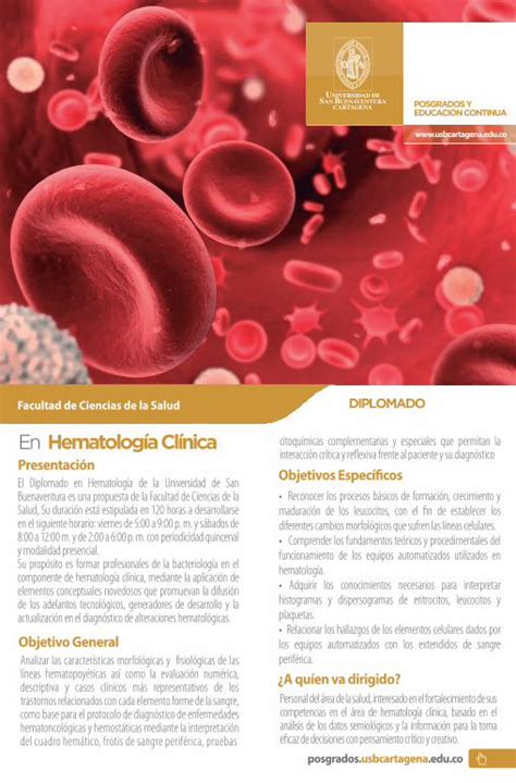 PDF volante diplomado en Hematología Clínica DOKUMEN TIPS